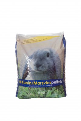 Kanin- och Marsvinfoder 15 kg